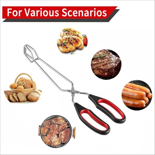 Stainless Steel Scissor Tongs 9.25 (3 Count)