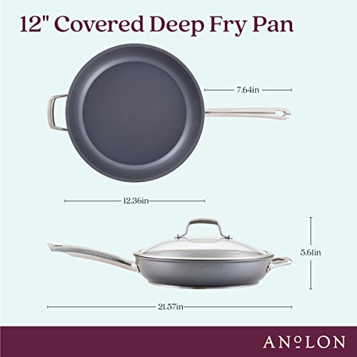 Accolade Forged Hard Anodized Nonstick Deep Frying Pan