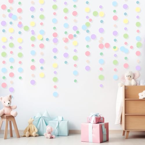 5 Pieces Circle Garland Banner Hanging (5 Count)
