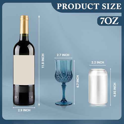 24Pack Plastic Wine Glasses (24 Count)