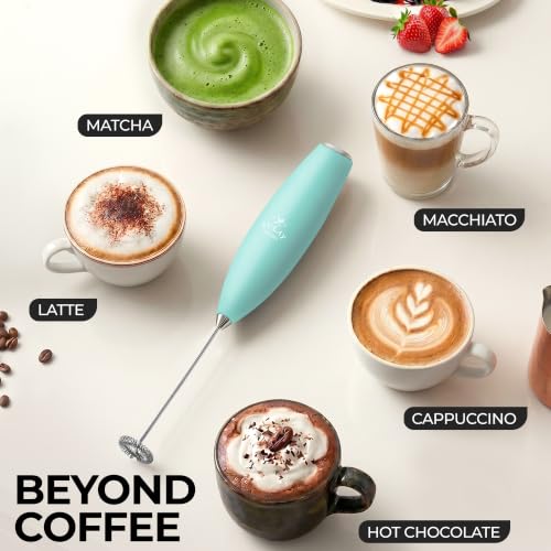 Zulay Powerful Milk Frother for Coffee with Upgraded Titanium Motor