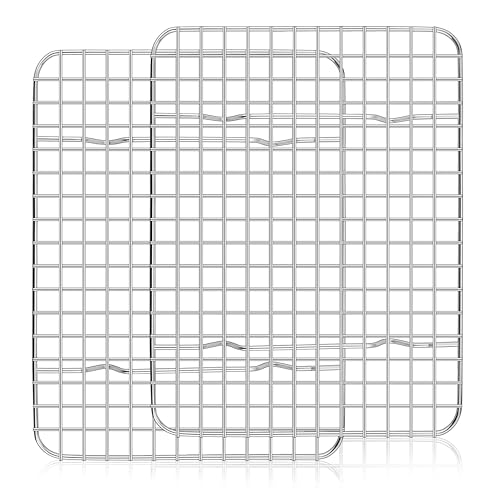 8.7"x6.3" Stainless Steel Mini Cooling Rack Set Fit 9x7 Sheet Pan