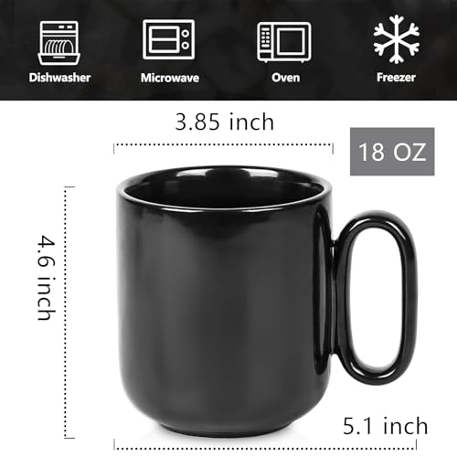 Ceramic Coffee Mug Set (4 Count)