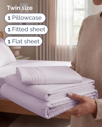 Twin Size 3 Piece Sheet Set (3 Count)
