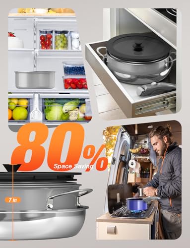 Ceramic Pots and Pans Set Non Stick