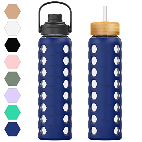 Glass Water Bottle