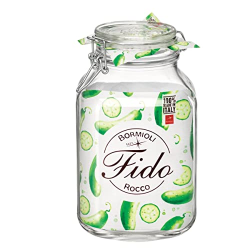 Fido Canning Jar with Airtight Rubber Gasket