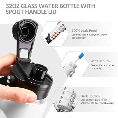 24oz Glass Water Bottle