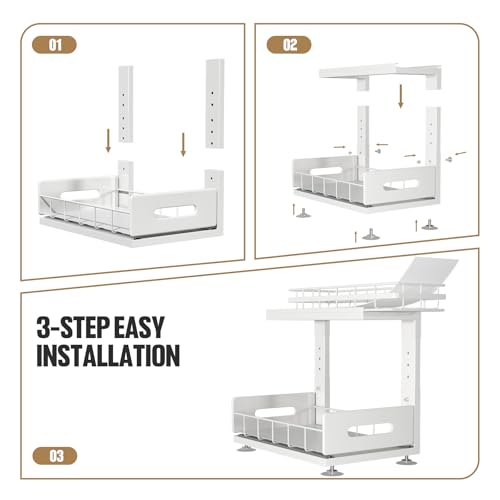 Under Sink Organizer Upgrade To Professional Rails