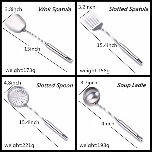 304 Stainless Steel Cooking Utensil Set 4 (4 Count)