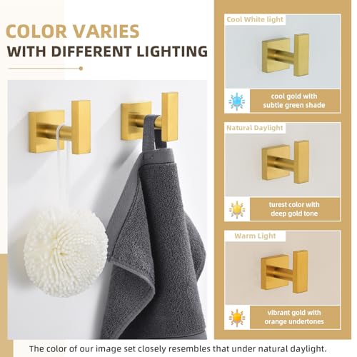 Towel Hooks for Bathroom (2 Count)