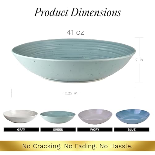 Siterra Artist's Blend Stoneware Pasta Bowls (4 Count)