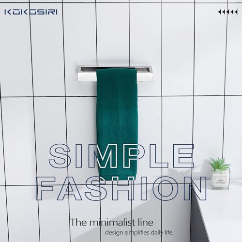Towel Ring Chrome Hand Towel Bars Rack 9 (2 Count)