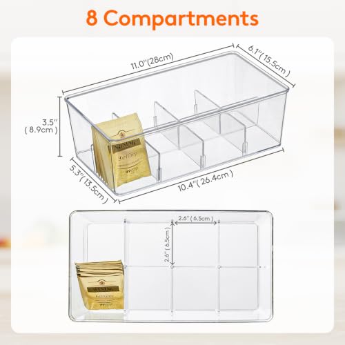 2 Pack 16 Compartment Tea Organizer (2 Count)