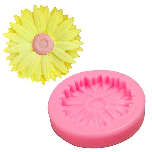 Sunflower Mold Silicone 4 Pcs (4 Count)