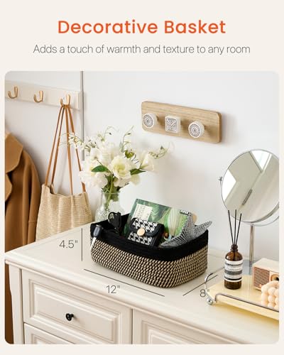 Small Woven Storage Basket for Organizing (3 Count)
