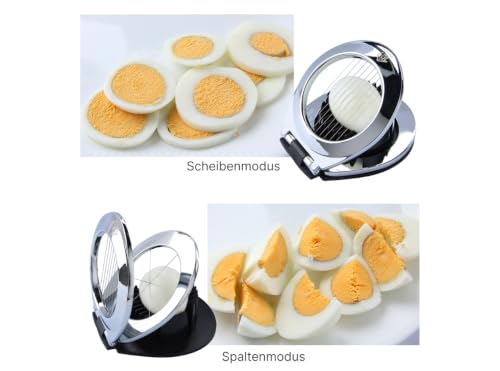 Multi Function Stainless Steel Egg Slicer for Hard Boiled Eggs