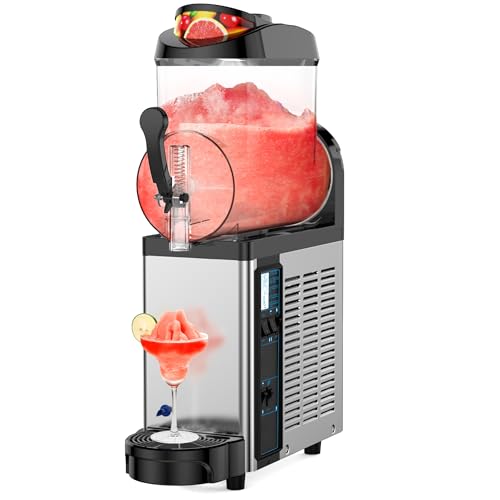 12L Commercial Slushie Machine Frozen Drink Maker Stainless Steel Slushy