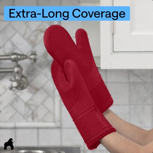 Silicone Oven Mitts (2 Count)