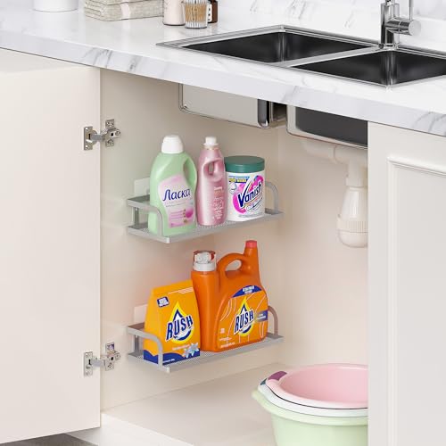 2 Pack Wide Hollowout Shower Caddy & Spice Rack (2 Count)