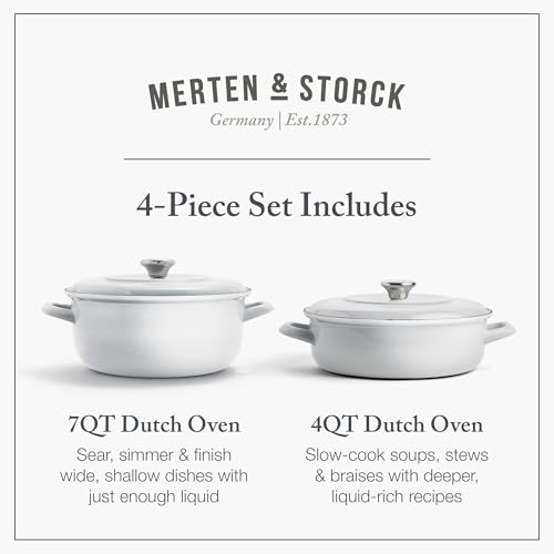 3.7QT & 5.5QT Dutch Ovens with Lids