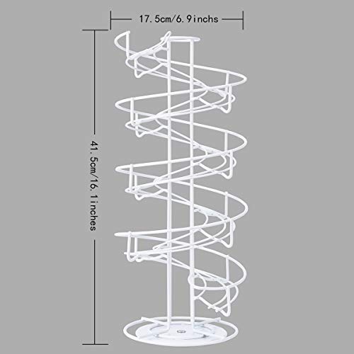 Spiral Design Metal Egg Skelter Dispenser Rack