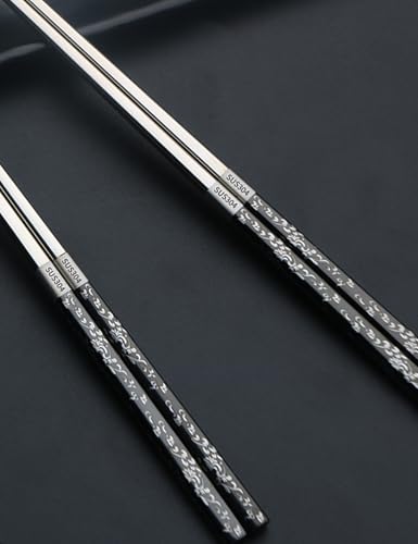 Metal Chopsticks Reusable (3 Count)