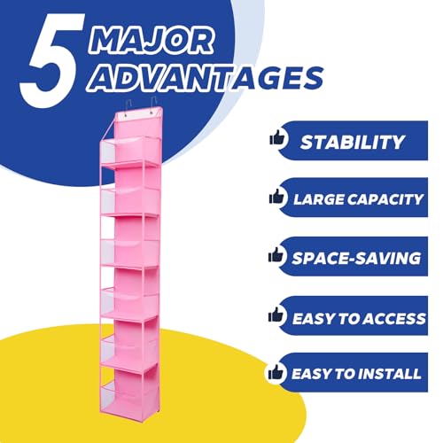 6 Tier Over The Door Hanging Organizer (6 Count)