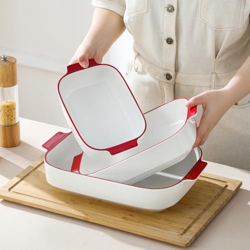 Ceramic Casserole Dishes Set of 3 (3 Count)