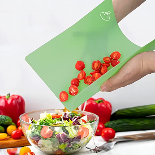 Plastic Cutting Board for Kitchen Set of 5 (5 Count)