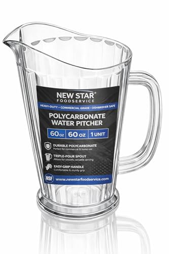 46144 Polycarbonate Plastic Tapered Style Restaurant Water Pitcher