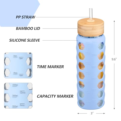 Glass Water Bottle