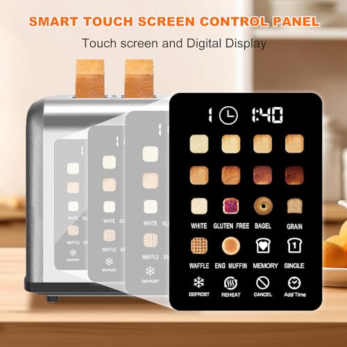 2 Slice Toaster Touch Screen