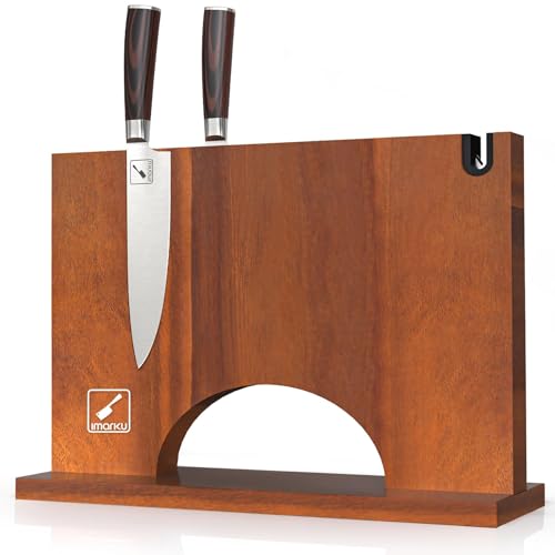 Magnetic Knife Block with Built