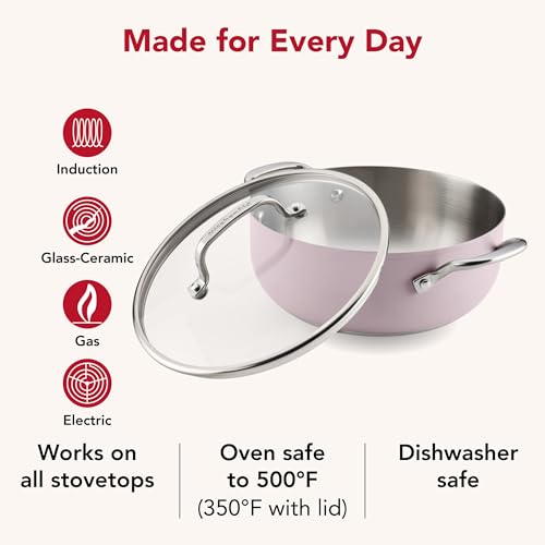3 Ply Stainless Steel Casserole with Lid