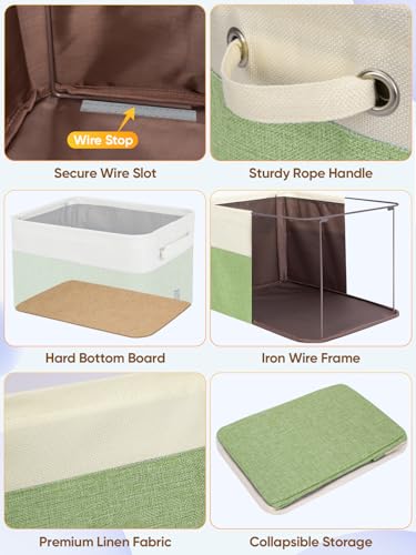 1 Pack Fabric Closet Storage Bins for Shelves