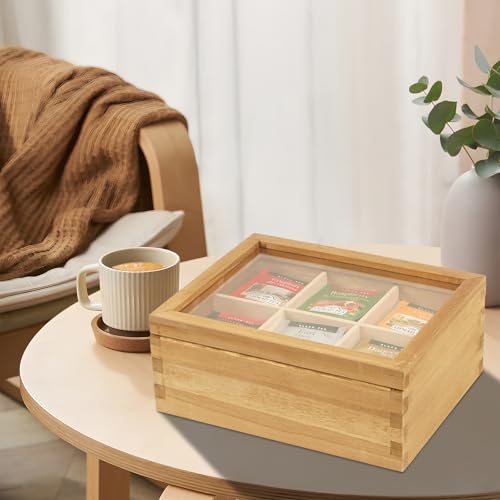 Wood Tea Bag Organizer