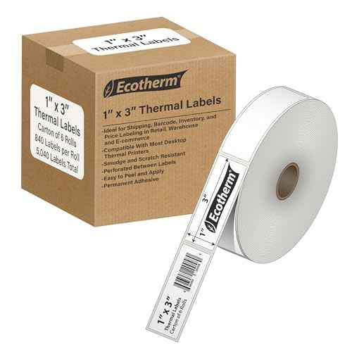 1" x 3" Thermal Labels (5040 Count)