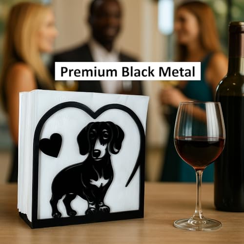 Wiener Dog Napkin Holder for Table (2 Count)