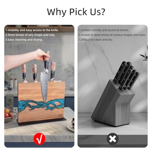 Magnetic Knife Block