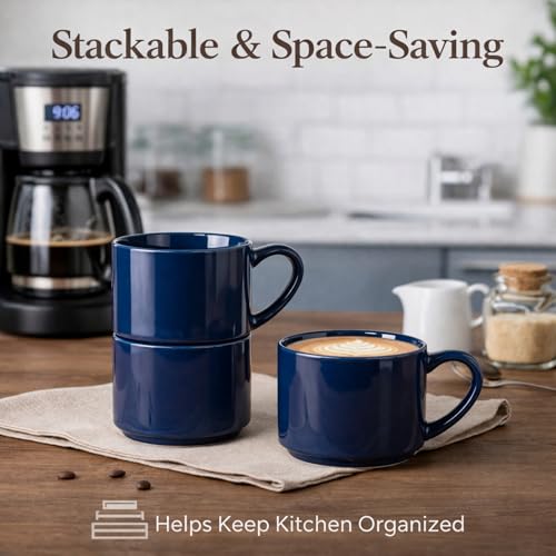 14 OZ Coffee Mugs Set of 6 (6 Count)