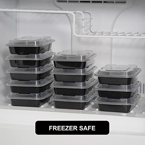 Meal Prep Containers [150 Pack] 1 Compartment Food Storage Containers with Lids (150 Count)