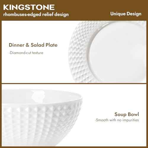 64Pc Bone China Dinnerware & Silverware Set