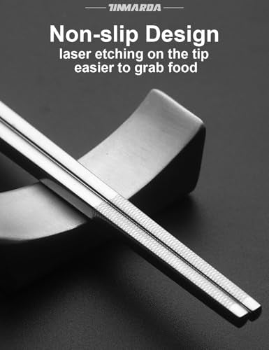 Metal Chopsticks Reusable (3 Count)