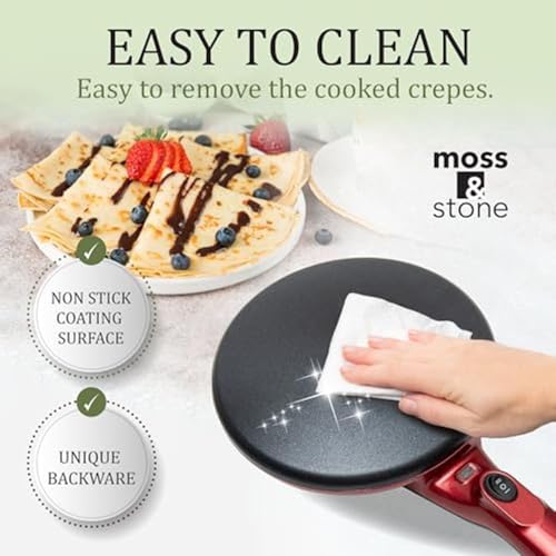 Red Electric Crepe Maker