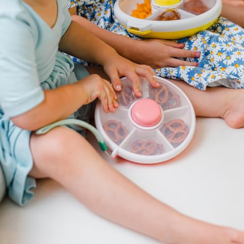 Kids Small Snack Spinner Flip Bundle with Hand Strap and Sticker Sheet