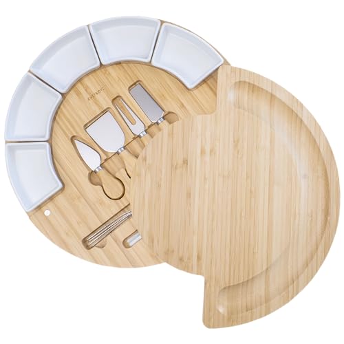 Charcuterie Cheese Board and Platter Set