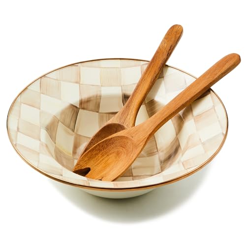 Enamel Salad Serving Set