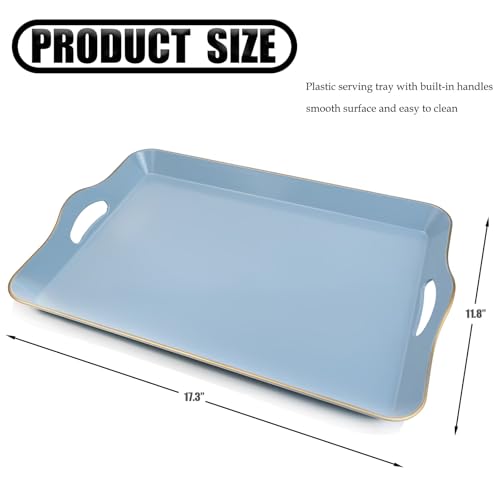 Light Blue Decorative Tray
