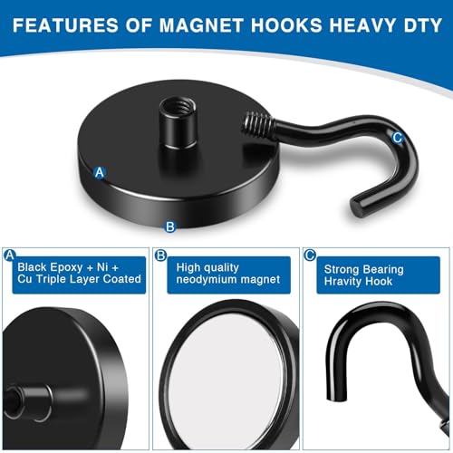 Magnetic Hooks for Cruise Essentials 2026 Cabins Door 25 P (25 Count)